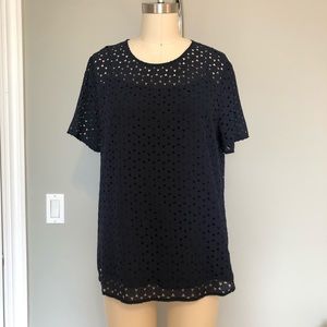 Banana Republic cutout blouse